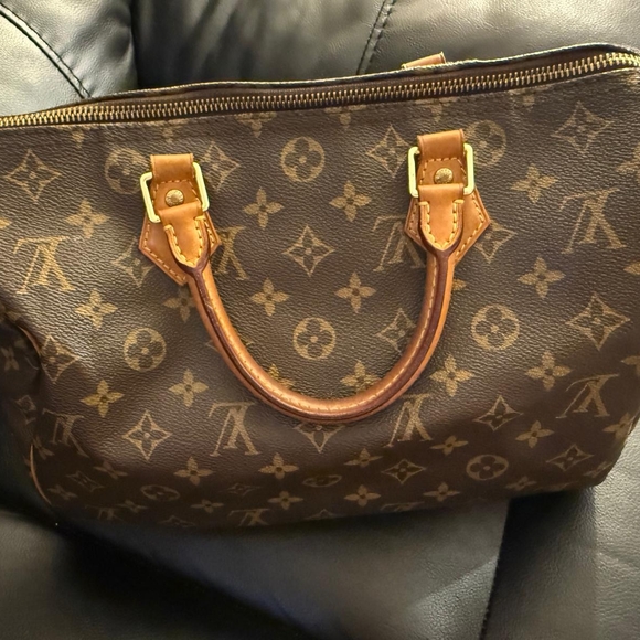 Louis Vuitton Brown Monogram Satchel - Picture 1 of 1